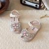 2026 Summer Crystal Princess Girls' Closed-Toe Sandals - Stylish & Beautiful