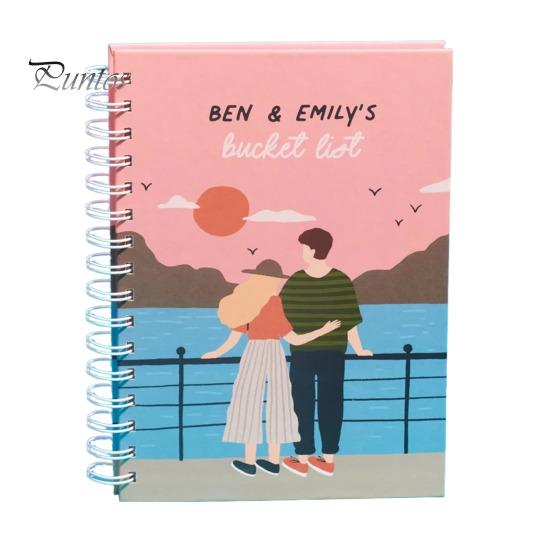 

1/2 шт. Мотивационный блокнот со списком желаний, утолщенная чернильно-устойчивая бумага, журнал для пар со списком желаний 1pc