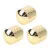 3 Pcs Electric Guitar Knob Exquisite Appearance Sturdy Metal Universal Guitar Potentiometer Replacement Knob