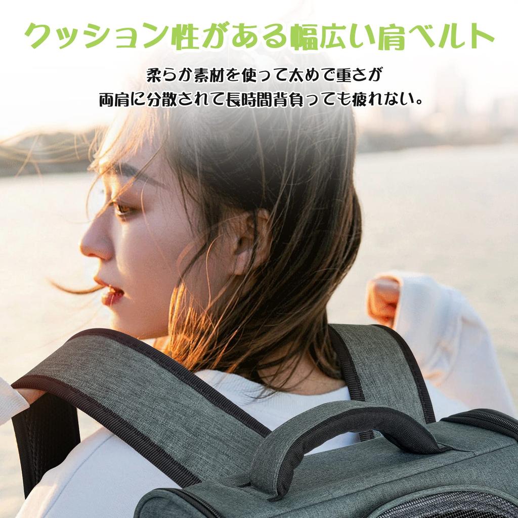 Tresbro Expandable Dog and Cat Backpack Model Pet Carrier with Locking Double Zipper and Curtain for Small Hospital and Disaster Dark Gray [Latest