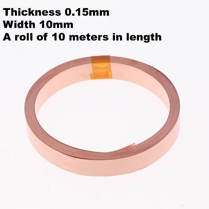 1 Roll Spot Welding Machine Battery Welders 5/10 Meters 18650 21700 Battery T2 Pure Copper Sheet Belt Strip Connector