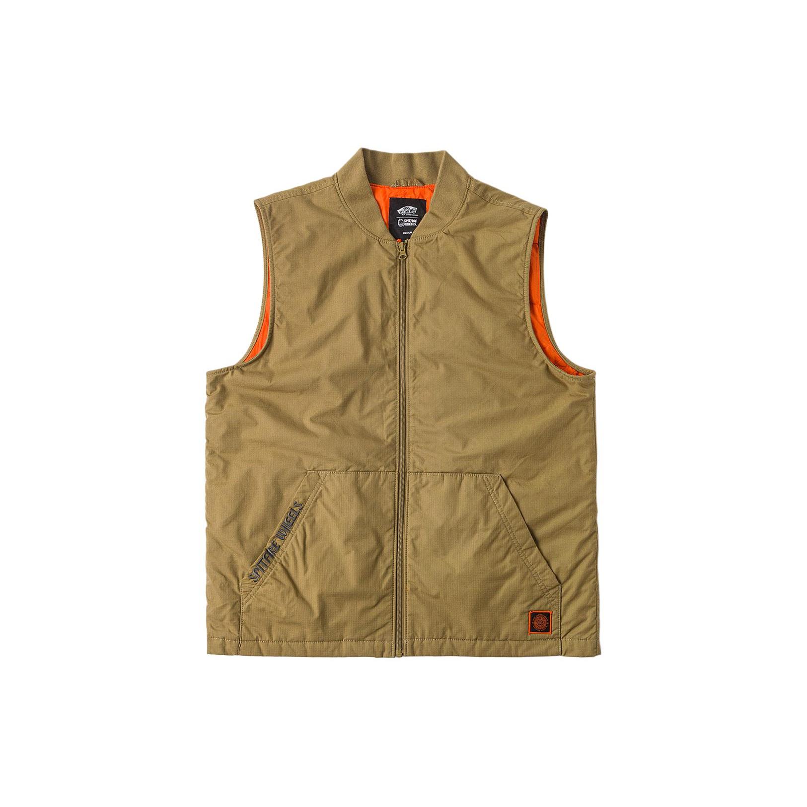 

New Vans x Spitfire Vest Unisex Olive Brown VN000GDYCUQ