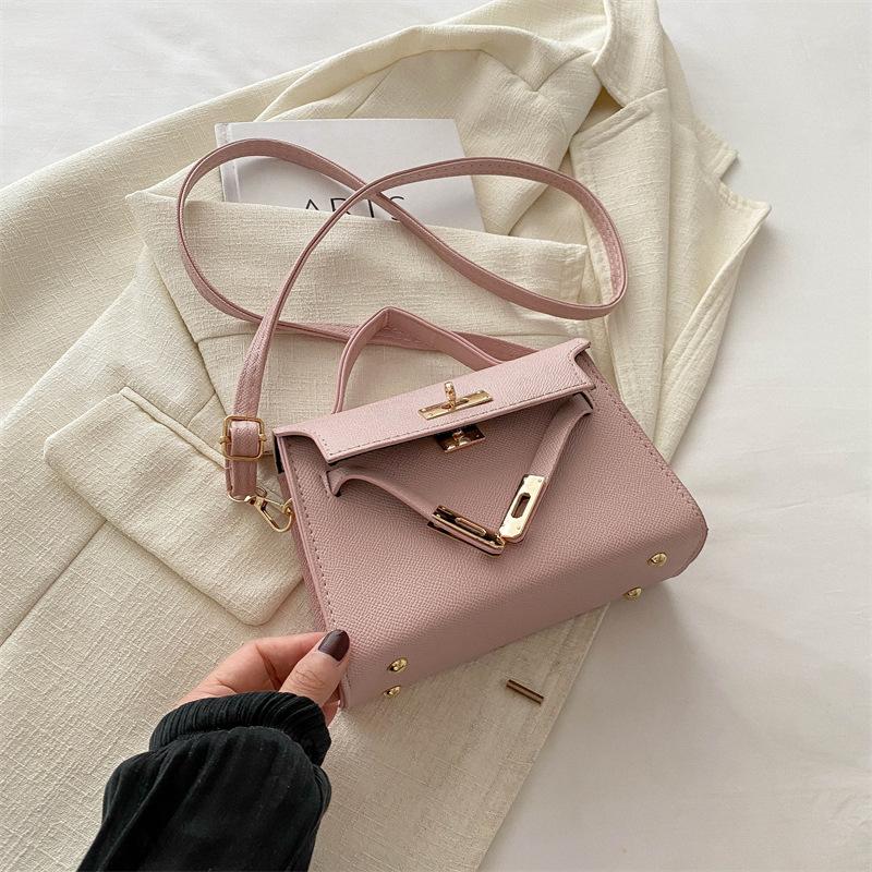 Summer New Small Bag Women's Bag 2024 Summer New Trendy Fashion Simple Messenger Bag Casual Retro Handbag