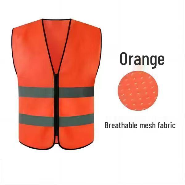 Multi-Pocket Reflective Vest for Drivers, Sanitation, Traffic, Cycling & Construction