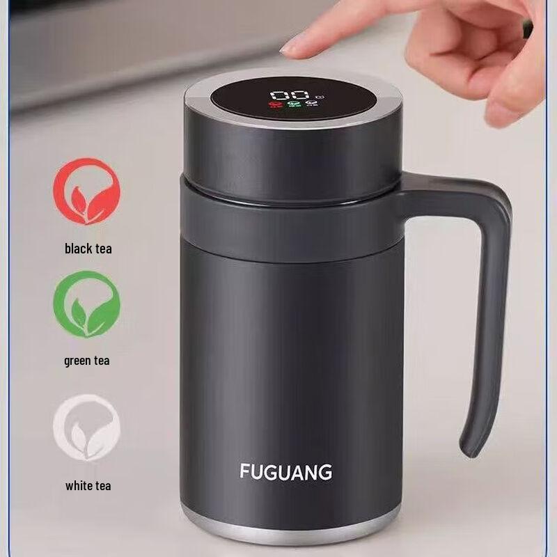 Fuguang Zhiming Stainless Steel Tea Infuser Office Mug