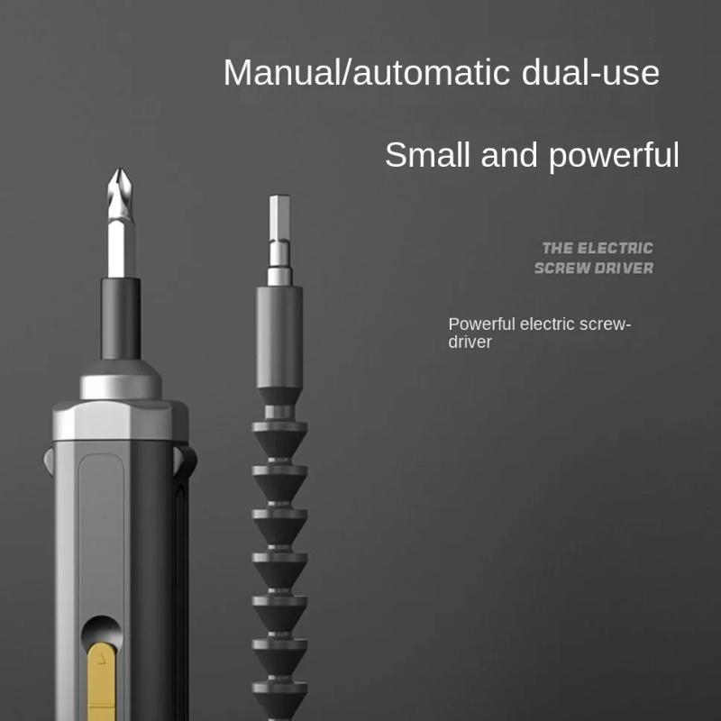 Cordless Electric Screwdriver Rechargeable Lithium Battery Power Tools Set Household Maintenance Repair Mini Screwdriver