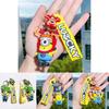 Adorable Cartoon Zodiac Silicone Keychain Cute Animal Car Hanging Charm