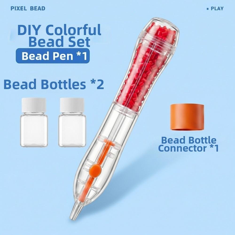 Press Type Perler Bead Pen for 2.6mm Beads Ergonomic Grip Bead Positioning Pen  Children Gifts 1pc