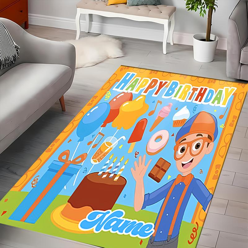 Custom personalization Blippi Area Rug - Perfect For Kitchen, Bathroom,Laundry Room Decor Large Size Available,Gift All Seasons