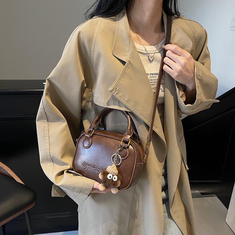 Retro Fashion Foreign Style Handbag Bag Female Texture Small Square Bag Personalized Shoulder Messenger Bag Female