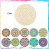 Wooden Mandala Painting10 Unfinished Wood Cutouts with for Making Kit Mandala Crafts for Painting DIY Crafts Home Decors