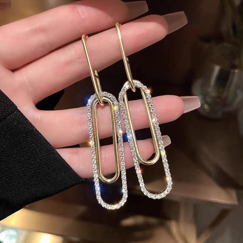 Chic European & American Tassel Earrings: Trendy, Long Dangle Design To Flatter Your Face - Versatile Statement Jewelry for Women