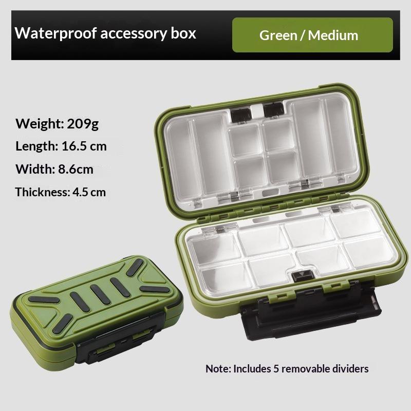 Double Sided Tackle Box Box Fishing Gear Accessory Storage Box Fishing Bait Box Mino Hard Bait Pencil Squid Fake Bait Box