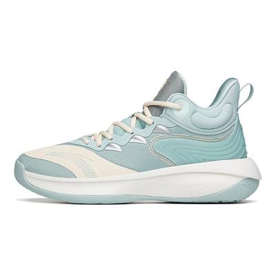 Tiger Roar Durable Non-Slip Mid-Top Basketball Shoes Men Sneakers Jin-Green 112211601Q-2