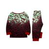 Halloween Family Pajama Set Long Sleeve Top and Pants Comfortable Fit Soft Fabric Seasonal Print Sleepwear for Adults and Kids