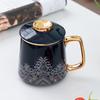 Shangqi Royal Collection Gold-Painted Ceramic Tea Infuser Mug