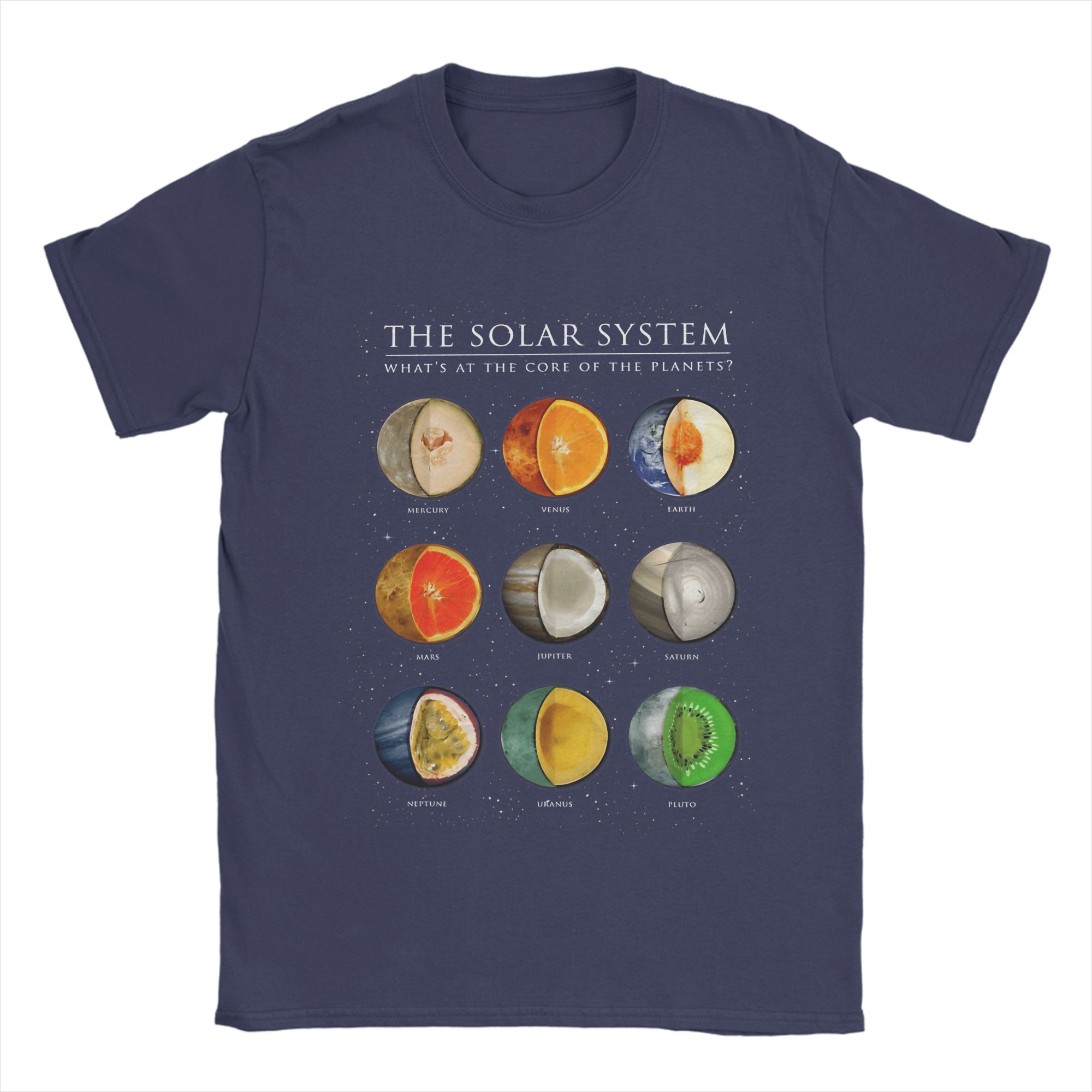 

The Solar System T Shirt Summer Leisure TShirts Unisex Cotton Crew Neck Oversized Tees ShortSleeved Y2K Funny Tops 4XL