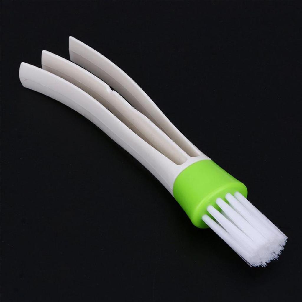 Car Vent Air-Condition Blind Cleaner Keyboard Duster Double Heads Cleaning Brush