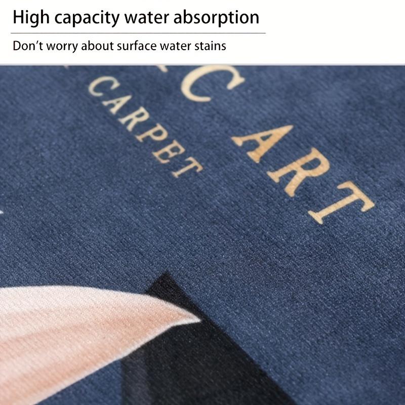 1 Stück rutschfeste, wasserdichte, ölbeständige und schmutzabweisende Wäschebodenmatte – maschinenwaschbar und wasserabsorbierend.