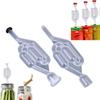 2/4Pcs Homebrew Bubble Airlock Carboys Stopper & Fermenter Seal Valve With Food Grade Grommets S-Shape Airlocks