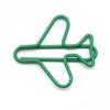10pcs Index Bookmark Airplane Paper Clip Metal Memo Creative Bookmark Clip Metal Paper Clips  School