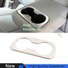 For Chevrolet Malibu 2016-21 Silver Steel Car Middle Console Drinking Glass Trim