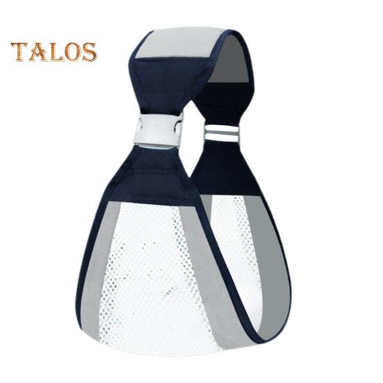 Baby Sling Carrier Great Load Bearing Secure Lock Wide Strap Less Pressure On Shoulder Labor-saving Hollow Mesh Fabric Outdoor Walking 0-36 Months