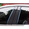 For Kia Forte K3 14-2018 Carbon Fiber PC Window Center BC Pillar Cover Trim
