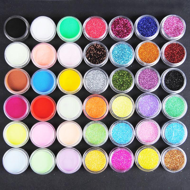 Buy Acrylic Powder Nail Kit UV Gel Manicure Set Glitter Sanding File