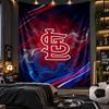 Wall Hanging Tapestry St. Louis Cardinals Print Cloth for Living Room Bedroom Home Decor