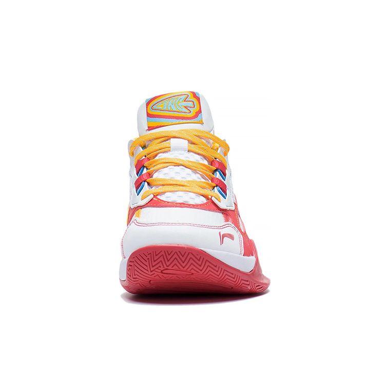 Li Ning Youth Pioneer Team 2.5 Support Mesh Non-Slip Shock Absorbing Wear-Resistant Breathable Rebound Mid-Top Basketball Shoes YKBS050-5
