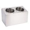 Countertop Silverware Holder Stainless Steel Countertop Utensils Organizer for Forks Spoons Chopsticks
