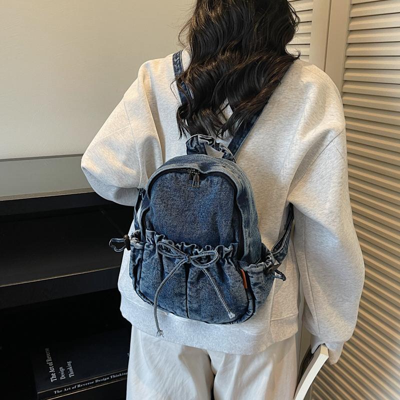 Women Denim Backpack