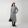 ELLE French Style Sheep Wool Two-Piece Casual Versatile Knit Dress Women dresses L8WLL658