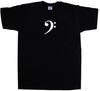 Bass Clef Music 100% Cotton T-shirt Mens Tees Top