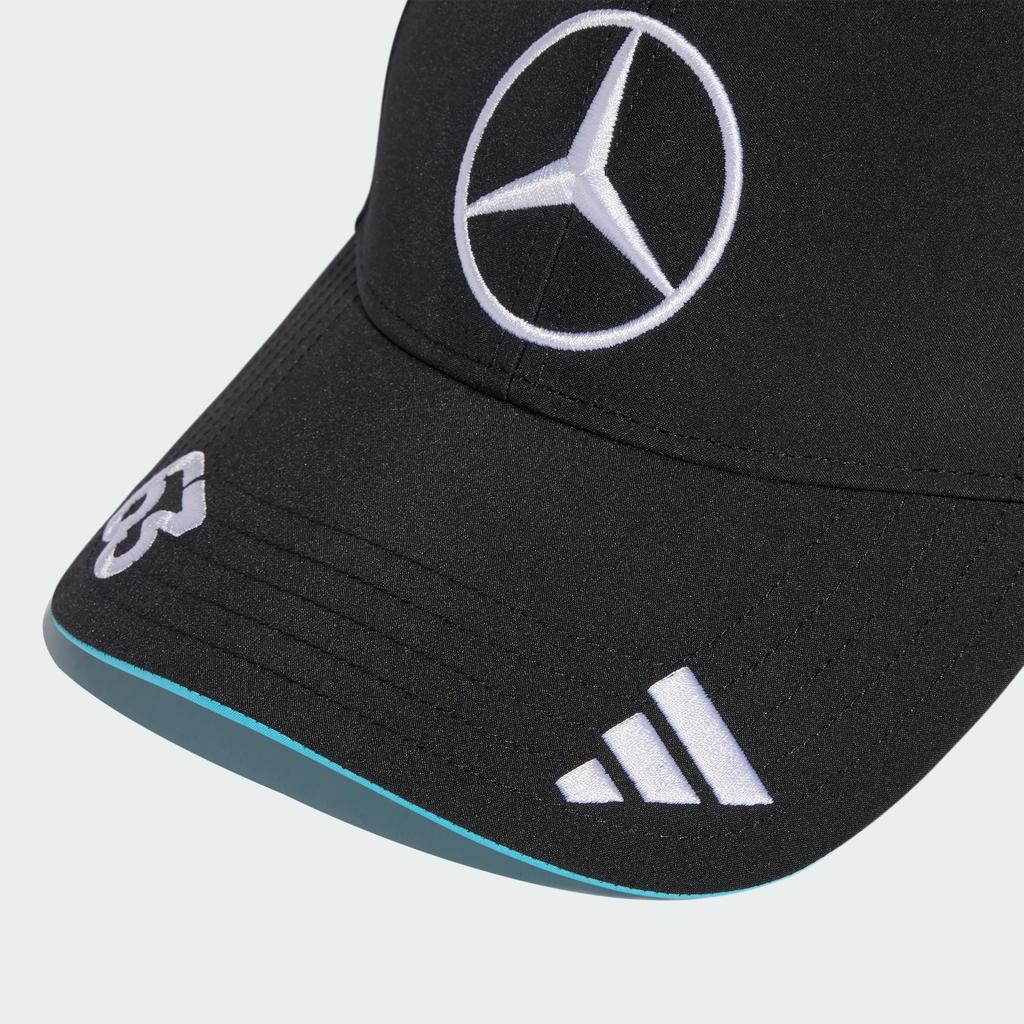Adidas MERCEDES AMG PETRONAS FORMULA ONE Team Baseball Cap GEORGE RUSSEL TO069 Men's Black (JZ2569)