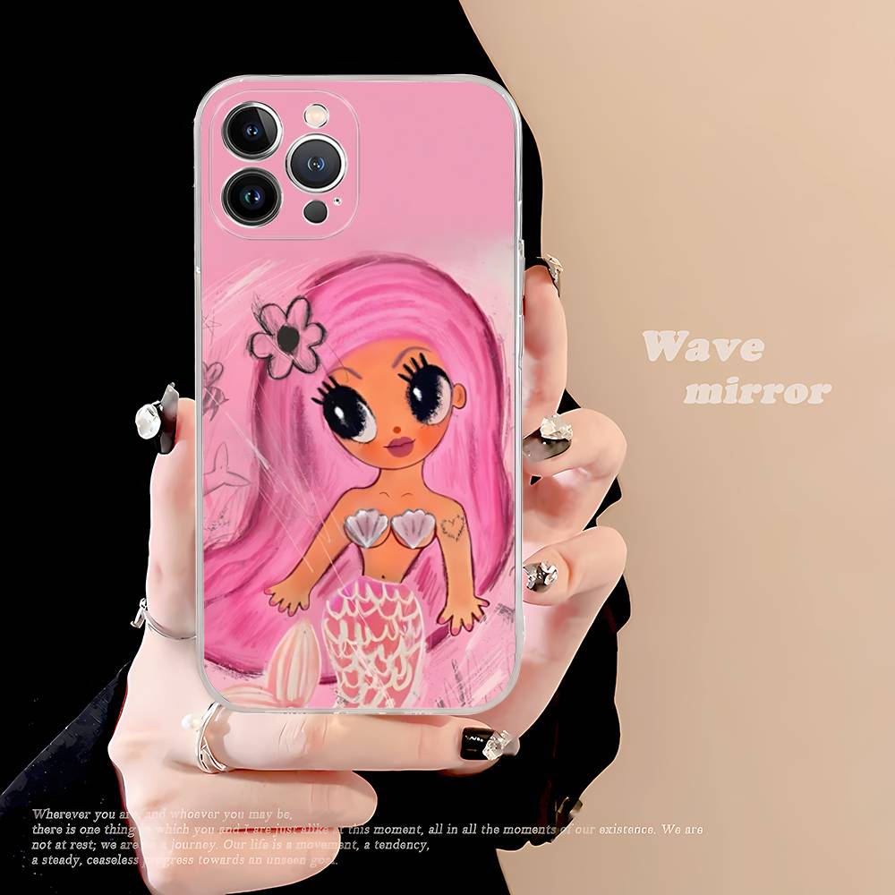 Singer K-Karol G For IPhone 17 16 15 14 13 12 Mini 11 Pro Max Transparent Case