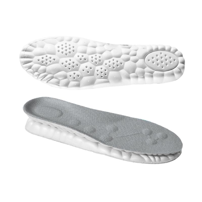 4D Cloud Comfort Insoles With Memory Foam And Arch Support For Whole Day Walking Or Standing Foot Pains Relief Unisex