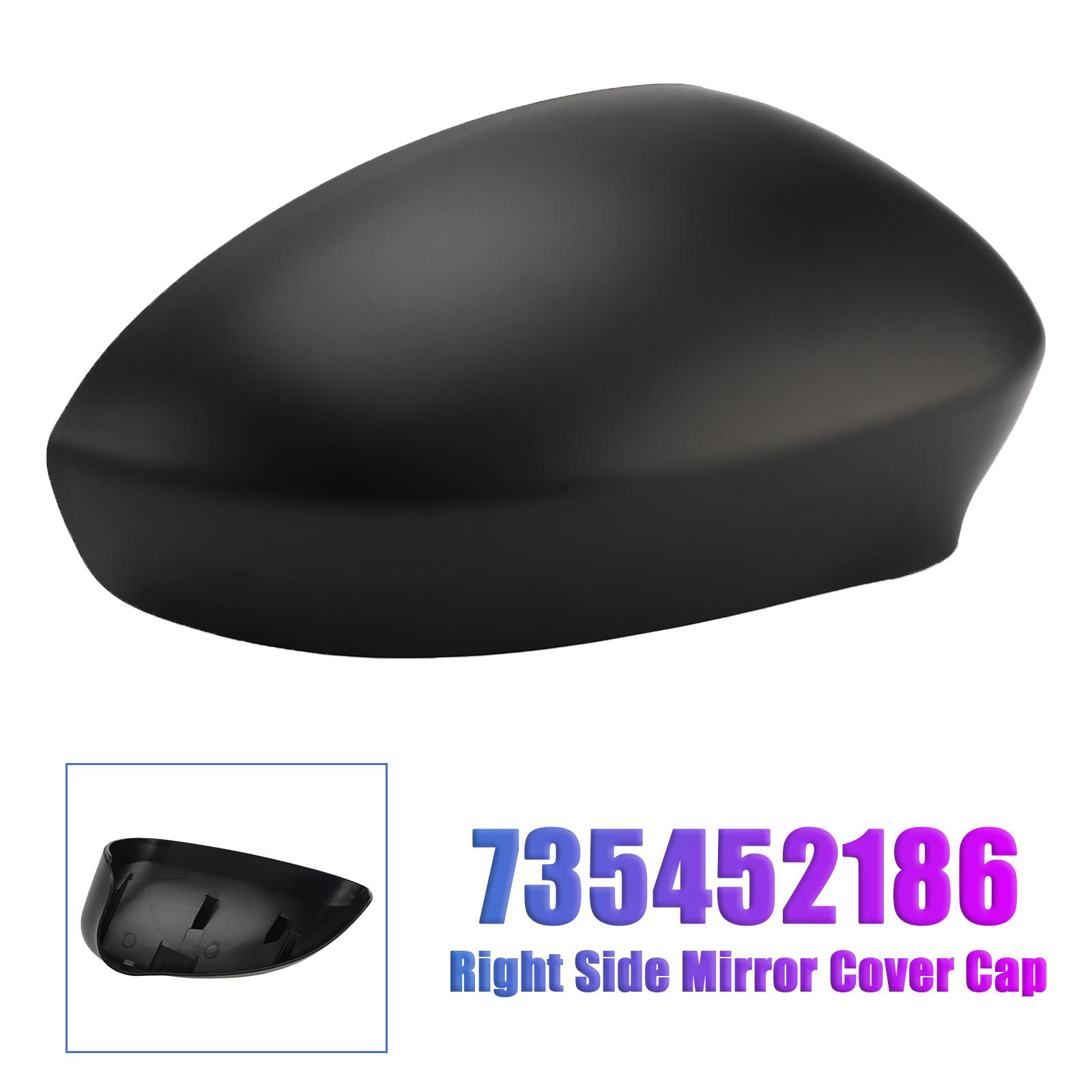 

Right Side Mirror Cover Cap for Fiat 500 07-24 Grande Punto 05-18 735452186