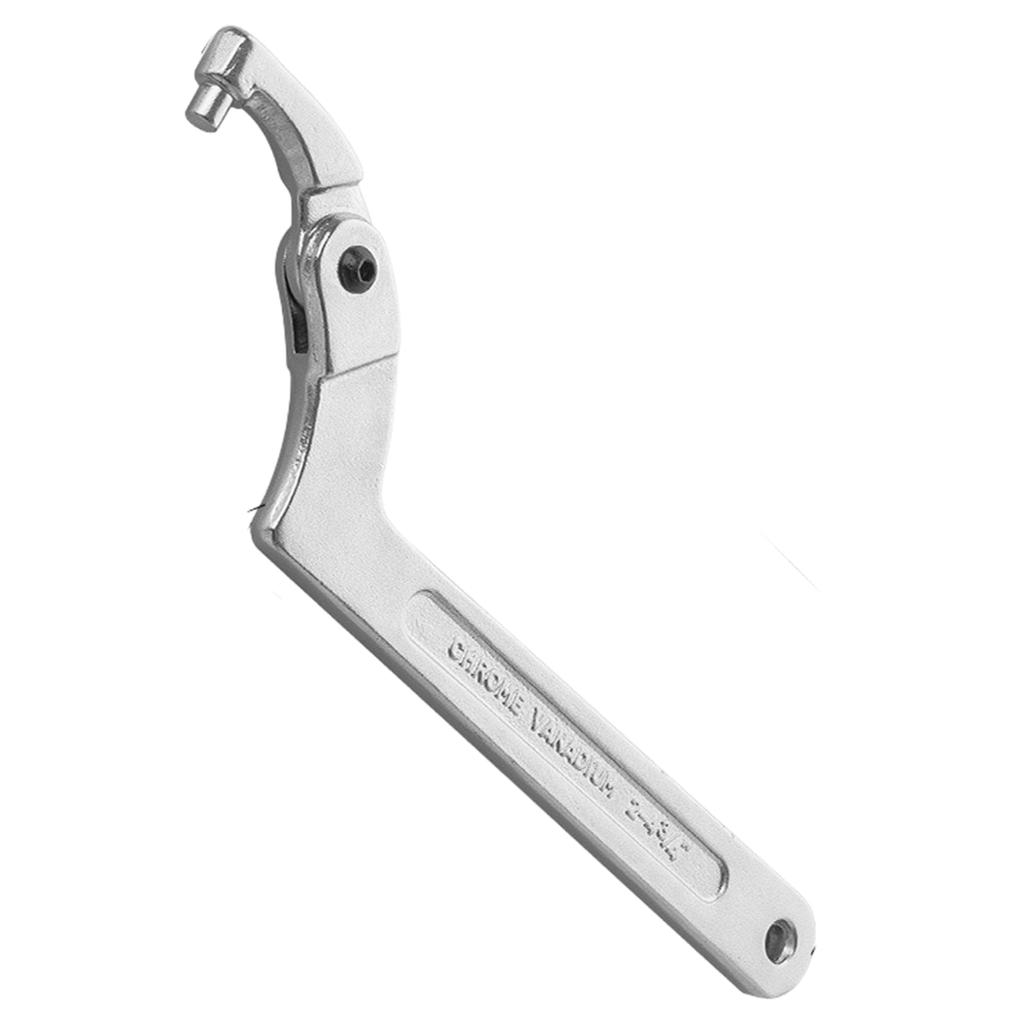 Adjustable Hook Wrench 19-51mm/32-76mm/51-121mm/115m-170mm C Hook Wrench Stainless Steel Hook Wrench Joint Hook Wrench
