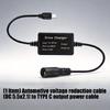 Flexible PVC DC5.5x2.1mm To USB C Power Cable For Dashboard Camera Routers Security Camera USB C Step Down Converter Wire