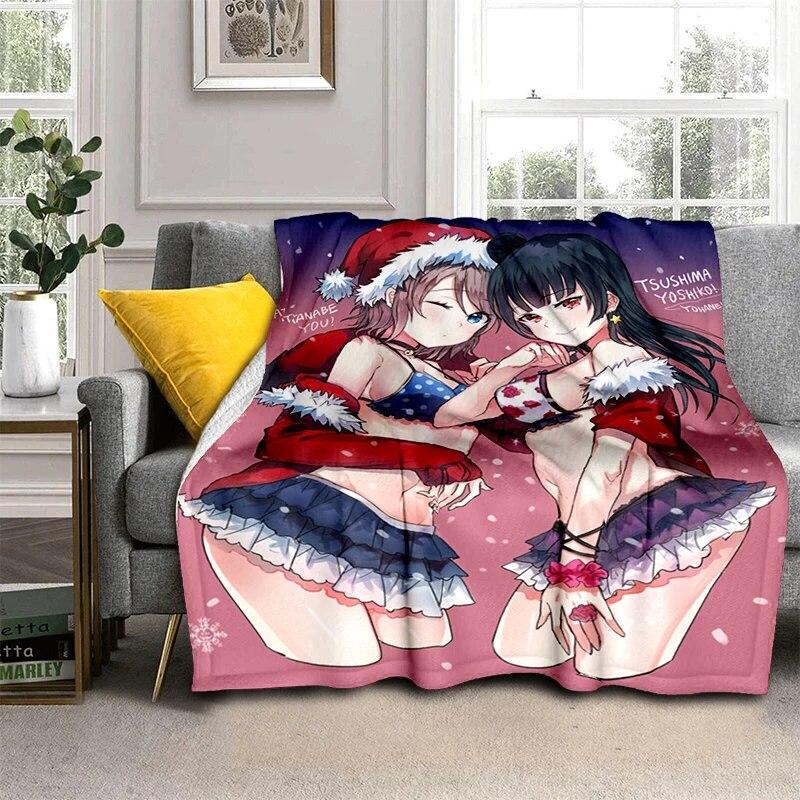 Weihnachten Sexy Schönheit Geschenk Weiche Plüsch Sofa Bett Werfen Cartoon Picknick Decken Moderne Flanell Decke Abdeckung Bettdecke Geschenk