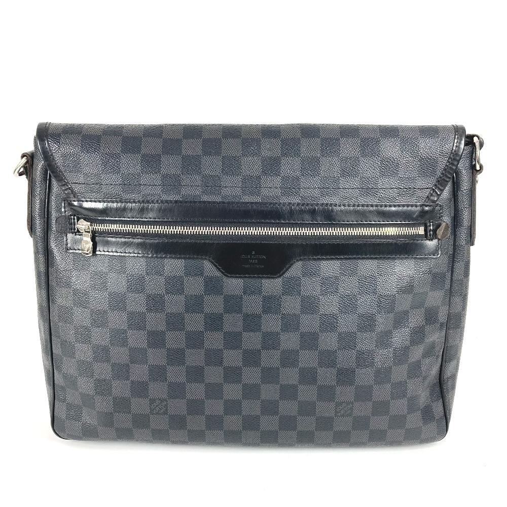 Louis Vuitton N58033 Damier Graphite Daniel GM Crossbody Messenger Shoulder Bag