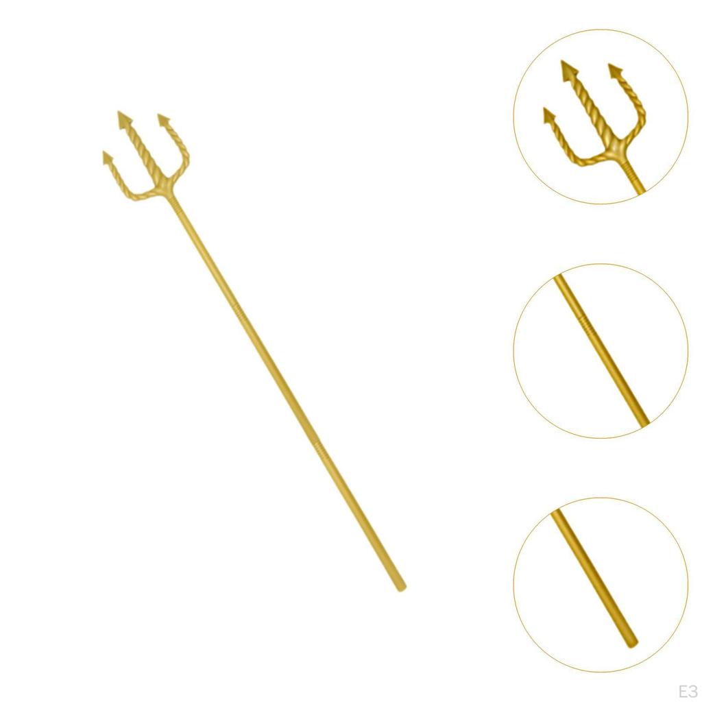 Trident kostiumo aksesuaras 48 colių dekoravimo dovanos Cosplay žaislas Poseidon Prop