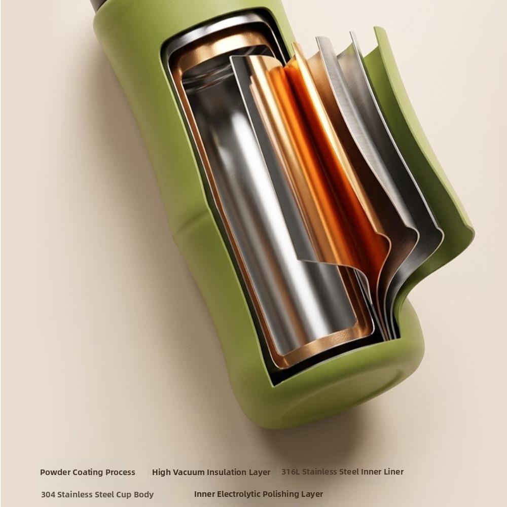 Portable Mini Insulated Flask Stainless Steel Insulated Tumbler Pocket Carrying Cup Hiking