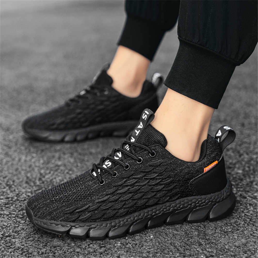 Two Tone Spring Character Shoes Woven Original Men's Sneakers Black Moccasins Sport Cosplay Loafers High-level Sneakeres