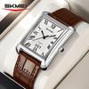 SKMEI 2575 Waterproof Date Genuine Luxury High-end Quartz Watch for Men Leather Strap Mens Wristwatch Shockproof Colck Relgios