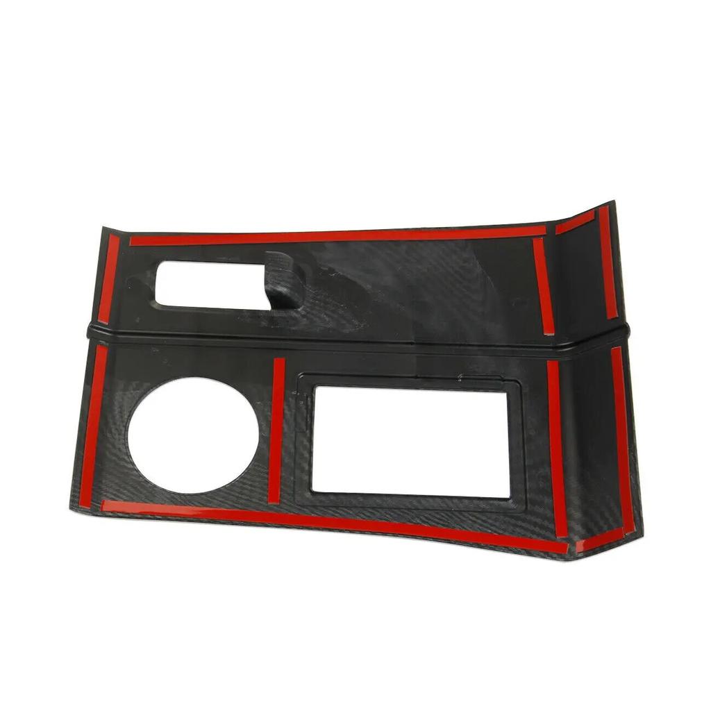 Carbon Fiber Central Control Gear Shift Panel trim for Mitsubishi Outlander 2022 Auto Accessories