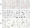 Decorative Sticker Pack for 72 12 Assorted Washi Decorative Adhesive Graffiti Patches Adults 1500+ Designs, Sheets, Themes, Stickers, Stickers,