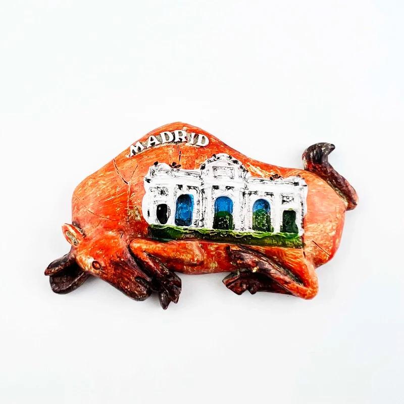 Spain Tourism Souvenirs Fridge Magnets Toledo Castillo De San Servando Valencia Bartolo Apartment Travelling Fridge Stickers